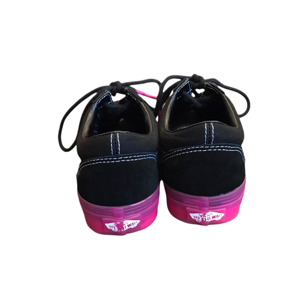 Shoes Sneakers By Vans In Black & Pink, Size: 6 For Discount