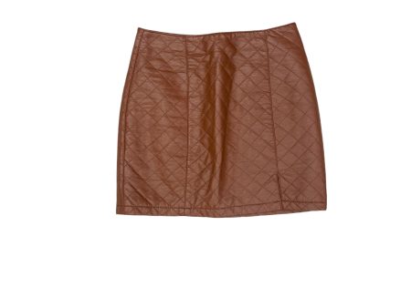 Skirt Midi By Forever 21 In Brown, Size: S For Discount