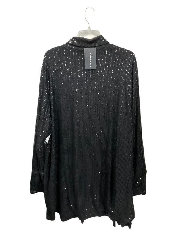 Blouse Long Sleeve By Torrid In Black, Size: 4x For Cheap