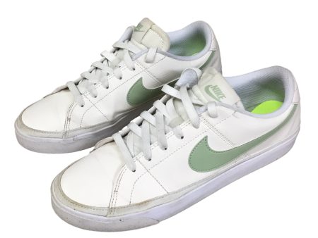 Shoes Sneakers By Nike In Green & White, Size: 10 Cheap