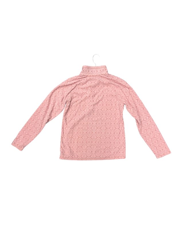 Athletic Top Long Sleeve Collar By Eddie Bauer In Pink, Size: S Online now