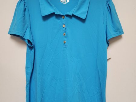 Athletic Top Short Sleeve By Lilly Pulitzer In Teal, Size: L Cheap