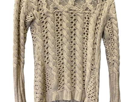 Sweater By Clothes Mentor In Cream, Size: Xs Online