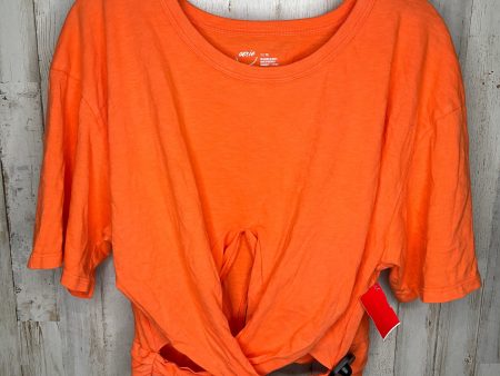 Athletic Top Short Sleeve By Aerie In Orange, Size: Xl Supply