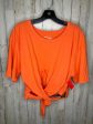 Athletic Top Short Sleeve By Aerie In Orange, Size: Xl Supply