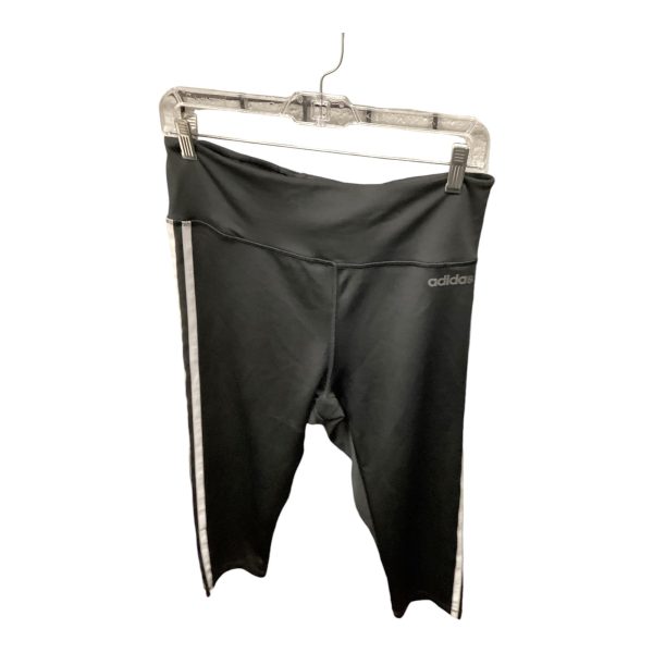 Athletic Capris By Adidas In Black, Size: L Online Sale