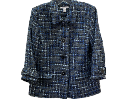 Blazer By Jm Collections In Blue, Size: M Discount