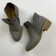 Boots Ankle Flats By American Eagle In Grey, Size: 7 For Discount