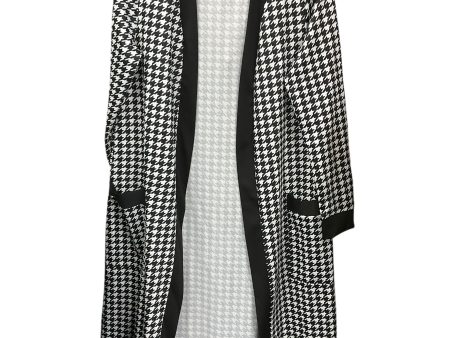 Cardigan By Shein In Black & White, Size: Xl Online Hot Sale