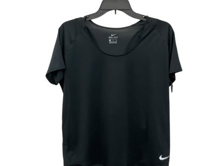 Athletic Top Short Sleeve By Nike Apparel In Black, Size: Xl Discount