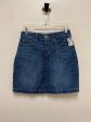 Skirt Mini & Short By Croft And Barrow In Blue Denim, Size: 2 Cheap