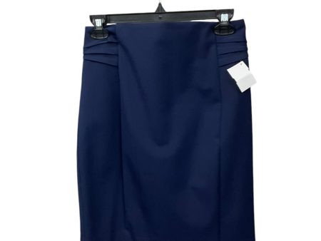 Skirt Midi By Express In Blue, Size: S For Cheap