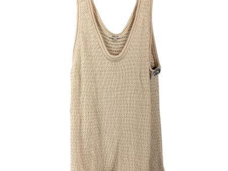 Top Sleeveless By Madewell In Cream, Size: 1x Fashion