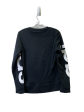 Athletic Top Long Sleeve Crewneck By Adidas In Black & White, Size: S For Discount