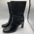 Boots Mid-calf Heels By Clothes Mentor In Black, Size: 9 Online Sale