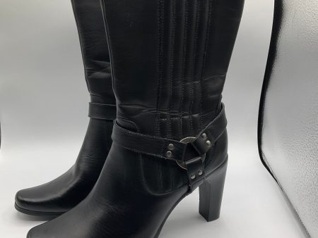 Boots Mid-calf Heels By Clothes Mentor In Black, Size: 9 Online Sale