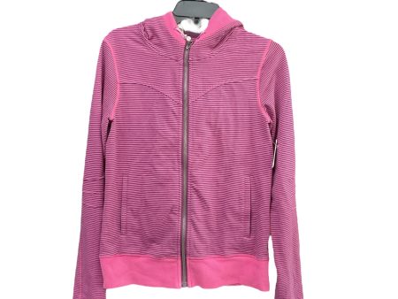 Athletic Jacket By Lululemon In Pink & Purple, Size: 8 For Discount