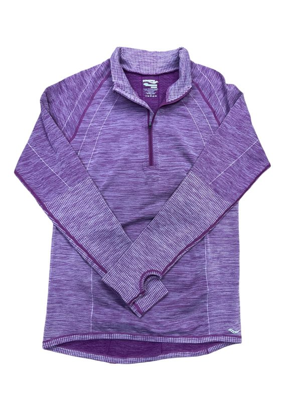 Athletic Jacket By Saucony In Purple, Size: L Online Sale