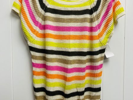 Sweater Short Sleeve By Loft In Multi-colored, Size: S Hot on Sale