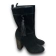 Boots Mid-calf Heels By Vince Camuto In Black, Size: 8.5 For Discount