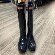 Boots Rain By Hunter In Blue, Size: 8 Online now