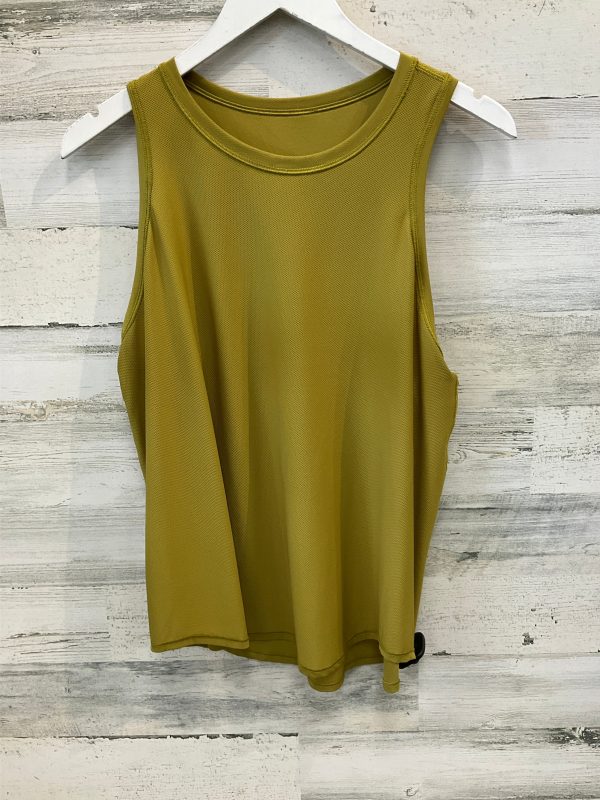 Athletic Tank Top By Lululemon In Gold, Size: M Supply