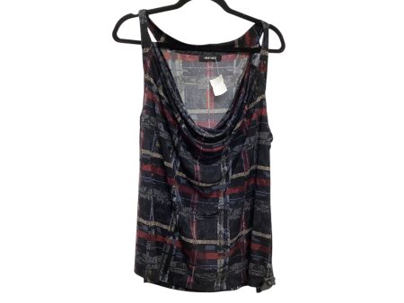 Top Sleeveless By Nine West In Plaid Pattern, Size: 1x Cheap