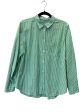 Blouse Long Sleeve By Gap In Green, Size: Xl Hot on Sale