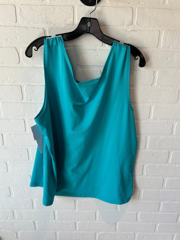 Top Sleeveless Basic By Susan Graver In Blue, Size: Xl Cheap