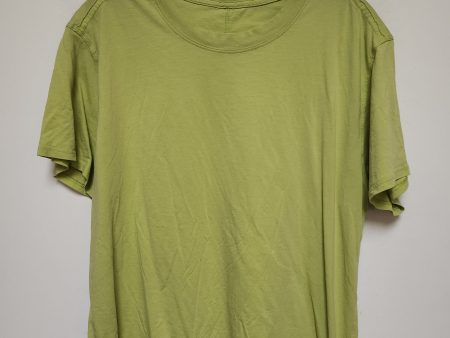 Athletic Top Short Sleeve By Lululemon In Green, Size: M Cheap