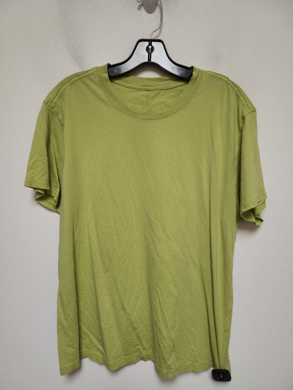 Athletic Top Short Sleeve By Lululemon In Green, Size: M Cheap