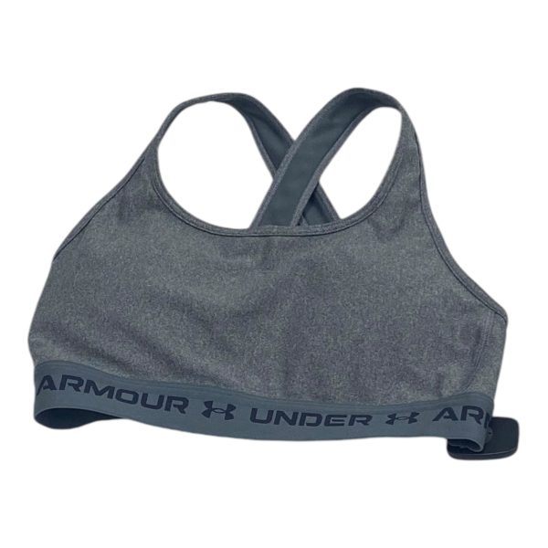 Athletic Bra By Under Armour In Grey, Size: M For Cheap