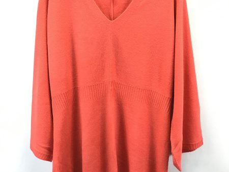 Sweater By Avenue In Orange, Size: 1x Hot on Sale