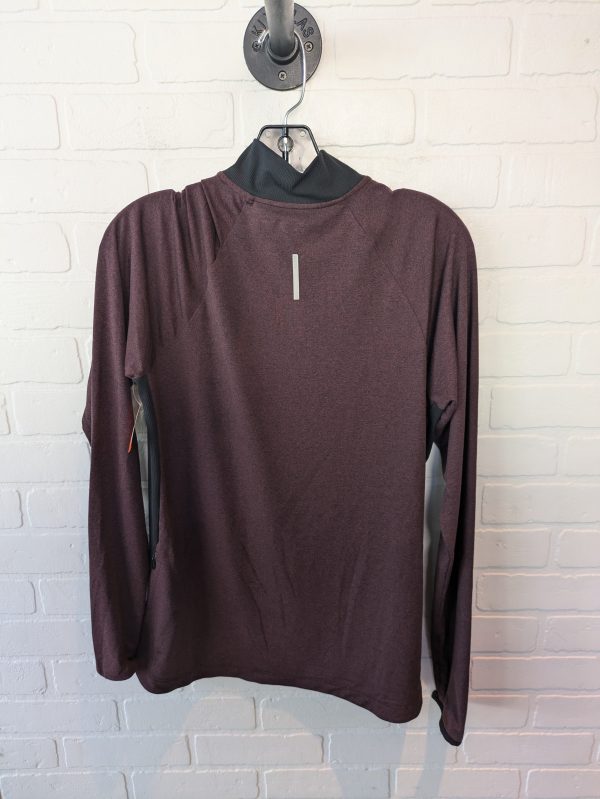 Athletic Top Long Sleeve Collar By Rei In Brown, Size: L For Cheap