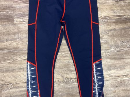 Athletic Leggings Capris By Tuckernuck In Blue & Orange, Size: M For Sale