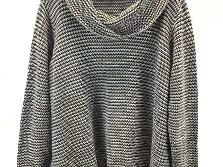 Sweater By Avenue In Black & Cream, Size: 3x Fashion