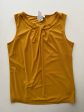 Blouse Sleeveless By Nine West Apparel In Mustard, Size: S For Discount