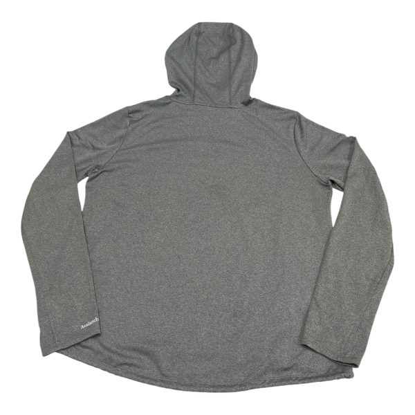 Athletic Top Long Sleeve Hoodie By Avalanche In Grey, Size: Xl For Cheap