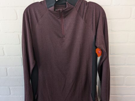 Athletic Top Long Sleeve Collar By Rei In Brown, Size: L For Cheap