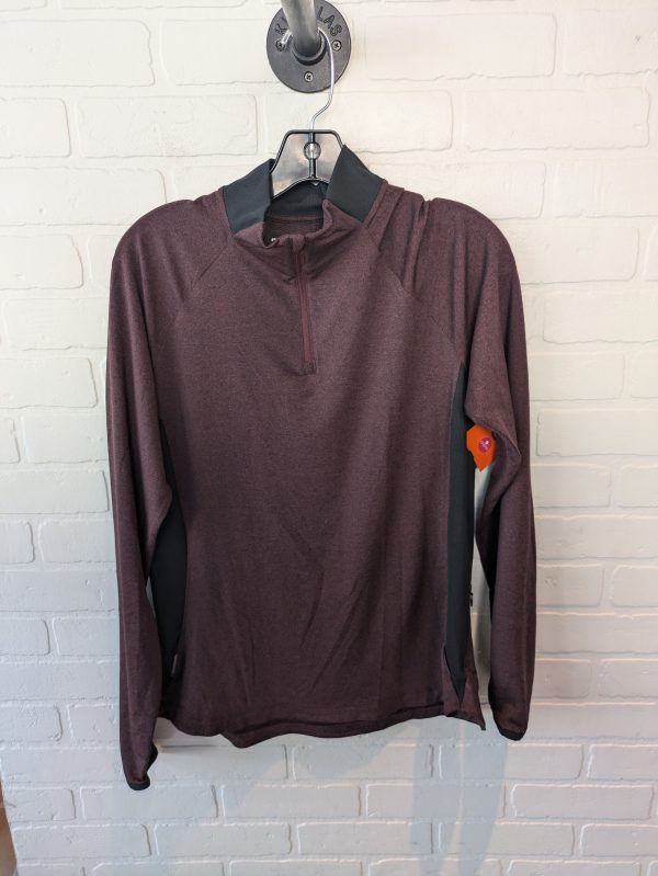 Athletic Top Long Sleeve Collar By Rei In Brown, Size: L For Cheap