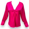 Blouse Luxury Designer By Hugo Boss In Pink, Size: S For Discount