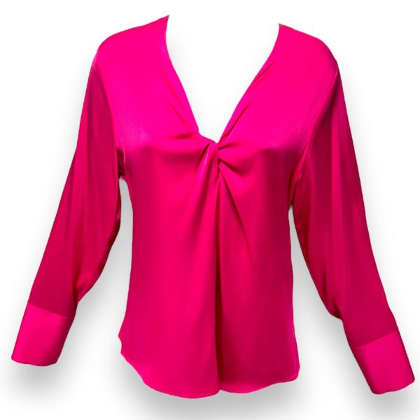 Blouse Luxury Designer By Hugo Boss In Pink, Size: S For Discount