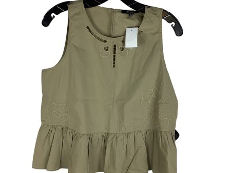 Top Sleeveless By Madewell In Green, Size: M Fashion