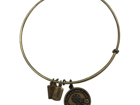 Bracelet Bangle By Alex And Ani In Gold, Size:0 For Discount