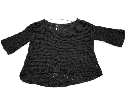 Sweater Short Sleeve By Free People In Black, Size: Xs Online