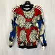 Athletic Sweatshirt Crewneck By Adidas In Blue & Red & White, Size: Xs For Cheap