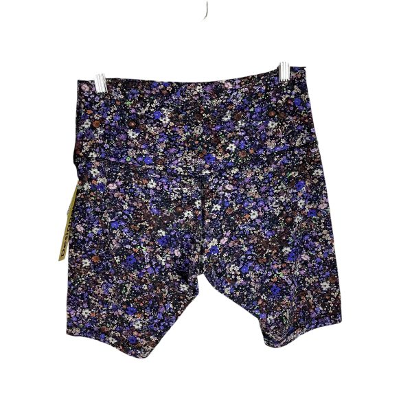 Athletic Shorts By Lululemon In Floral Print, Size: 10 Online Hot Sale