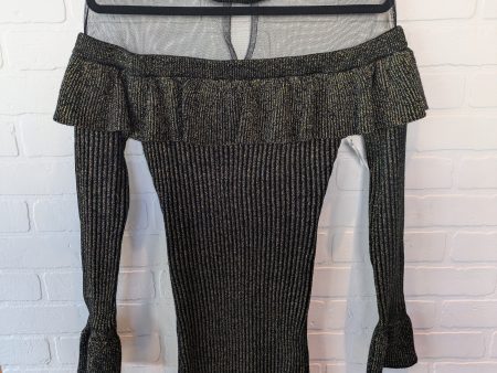 Dress Sweater By Venus In Gold, Size: Xs on Sale