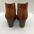 Boots Ankle Heels By Old Navy In Brown, Size: 9 Discount