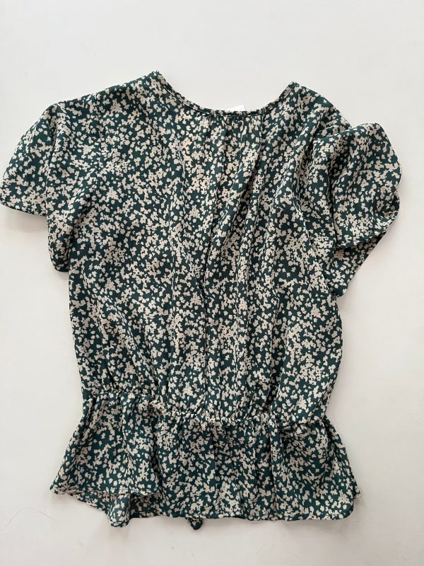 Blouse Short Sleeve By Sienna Sky In Green, Size: S Online Sale